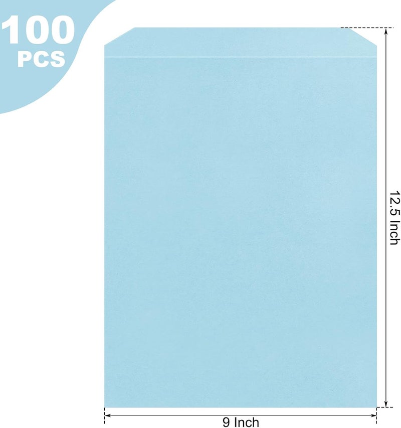 Feifeiya 100 Pcs Light Blue Manuscript Covers 9 x 12. 5 Inch Letter Size Will Top Bound Manuscript Covers for Legal and Business Documents - Image 2